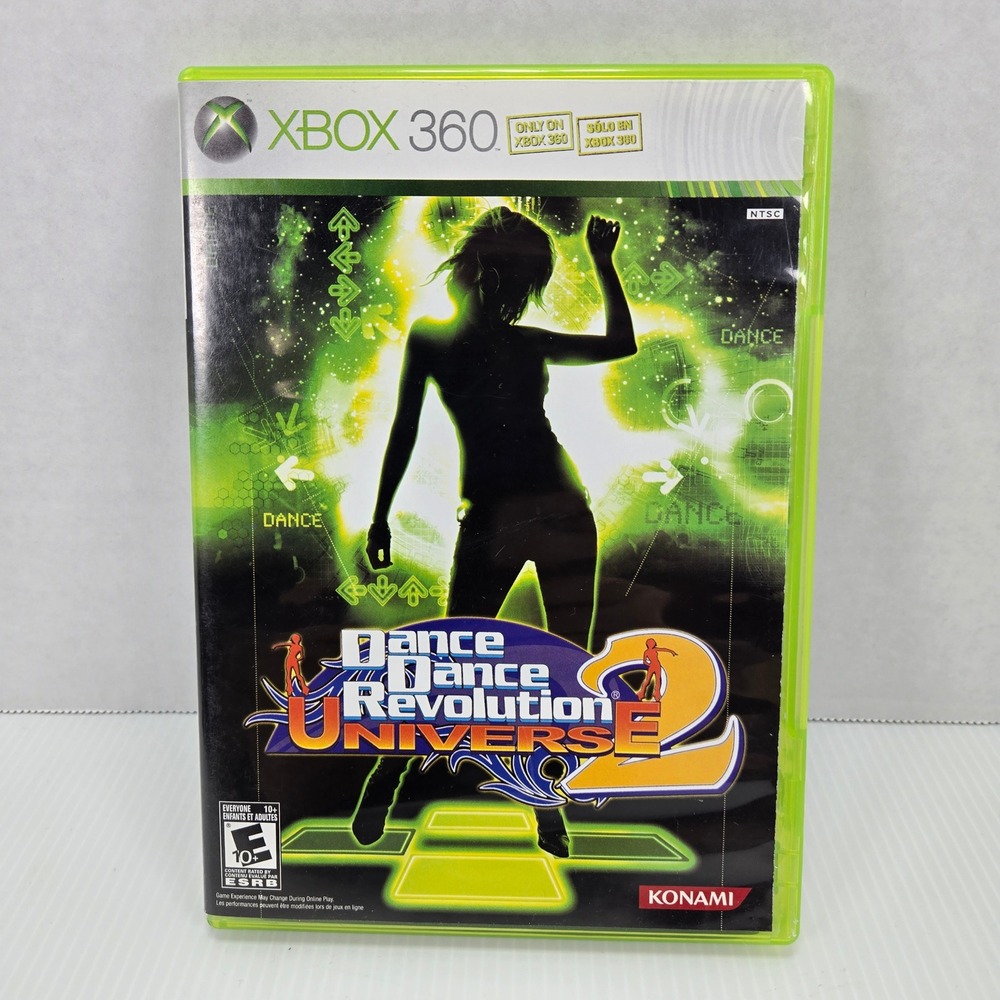 Dance Dance Revolution Universe‎ 2 Xbox 360 Game Tested and Working